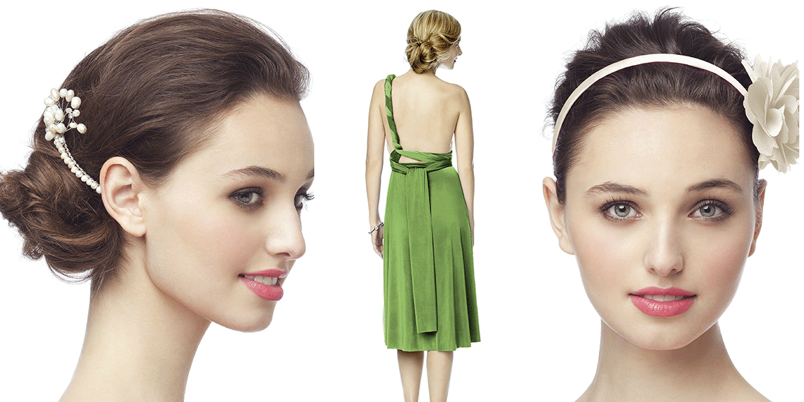 The Right Hair Accessory for Your Twist Dress