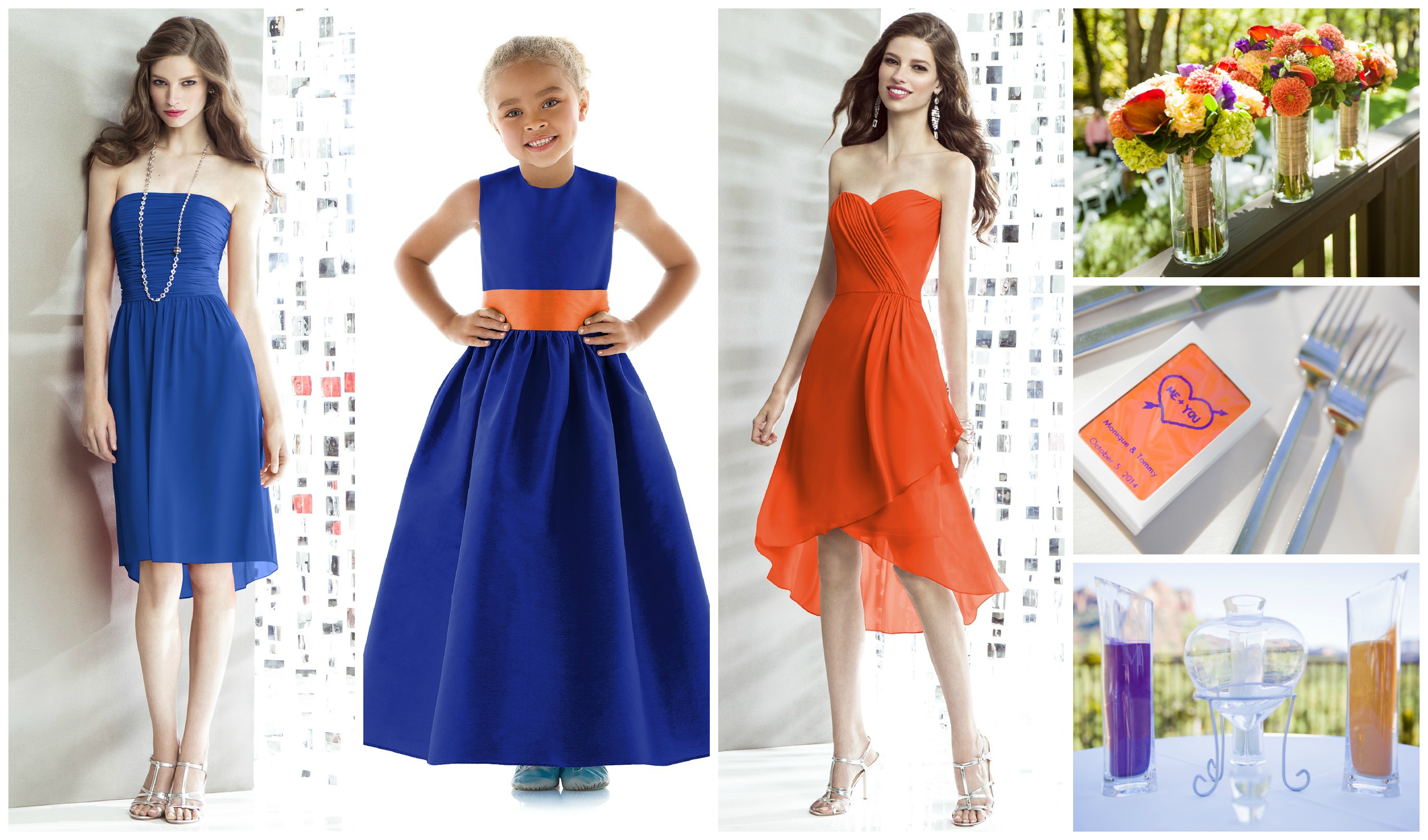 Vibrant Orange and Blue for Your Summer Wedding!