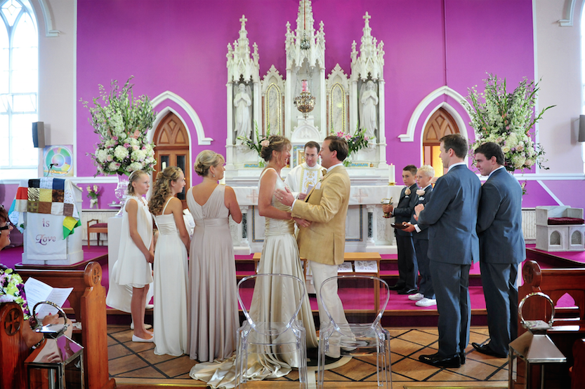 Happiness at the alter