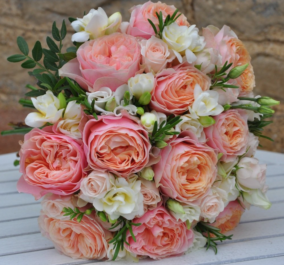 Peaches and apricot bouquet