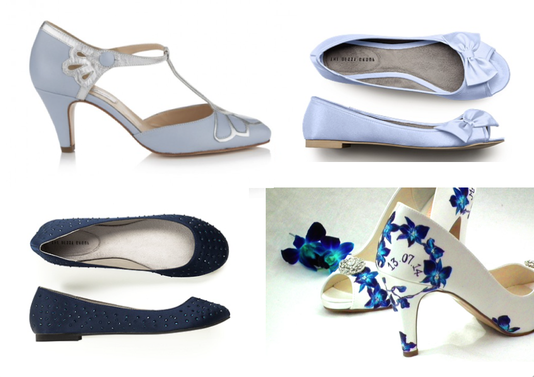 Coloured bridal shoes on sale