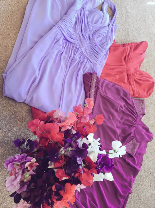 Choose a sweet pea wedding for a riot of colour | The Dessy Group