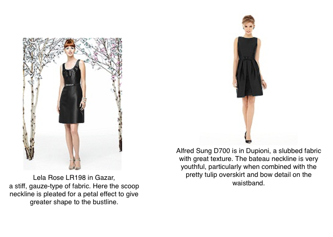 Little black bridesmaids dresses