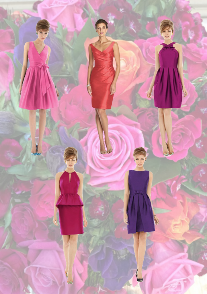 Jewel tone bridesmaid dresses