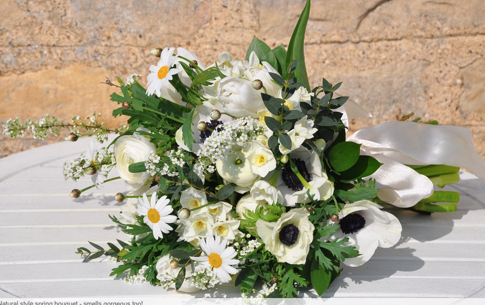 yellow spring wedding