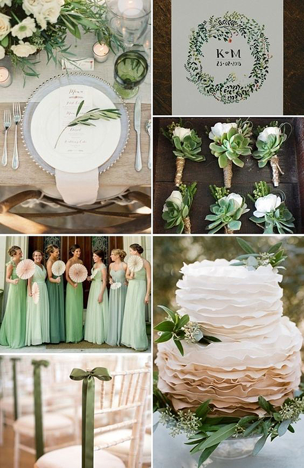 The Top Wedding Color Schemes For Spring The Dessy Group