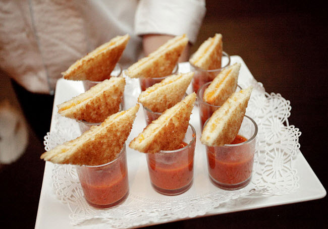 Comfort Food Wedding Reception Hors D Oeuvres