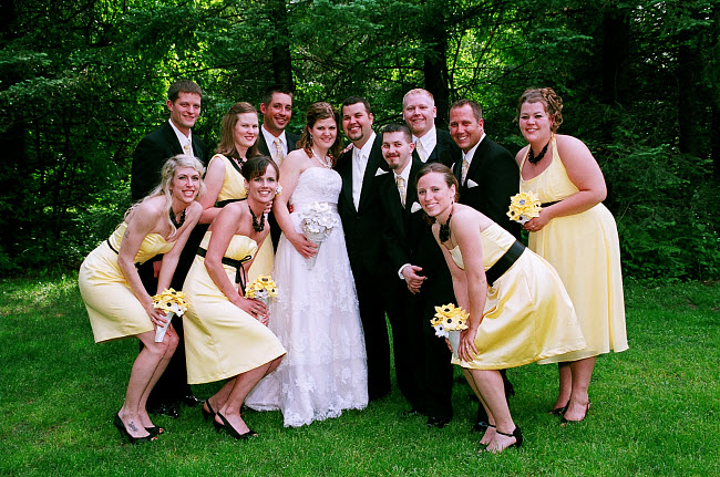 Daisy Yellow Wedding Party