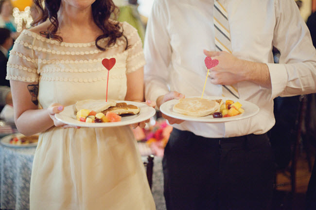 eclectic wedding reception