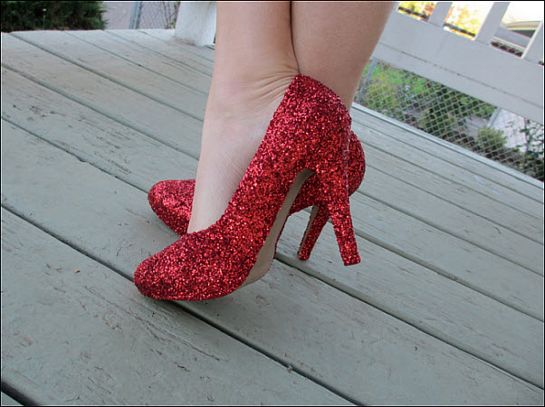 Ruby red wedding shoes clearance