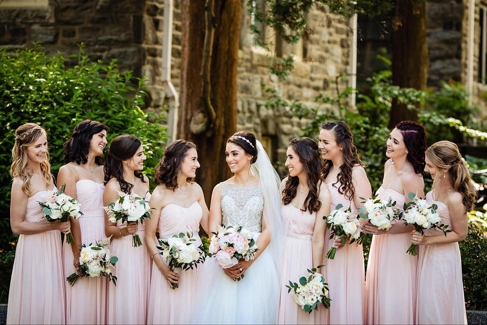 how to pick bridesmaid dresses Choose That Complement the Bride Color:M