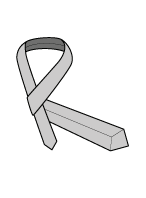 Four-in-Hand Knot Tie Step 2