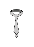 Four-in-Hand Knot Tie Step 5