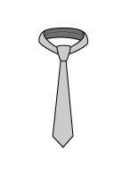 Four-in-Hand Knot Tie Step 6