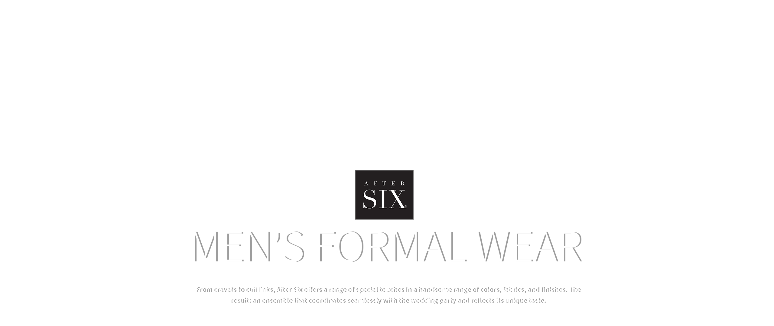 Menswear & Men's Formal Accessories by After Six